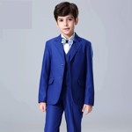 Børne jakkesæt: Adrian - kongeblå - drengejakkesæt i 5 dele 